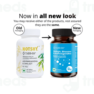 Notshy Tabb 69 Ashwagandha & Shilajit For Men Tablet 60