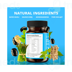 Notshy Tabb 69 Ashwagandha & Shilajit For Men Tablet 60