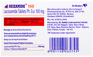 Seizamide 100 Tablet 10