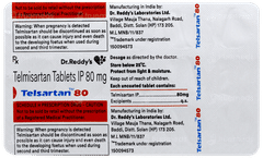 Telsartan 80 Tablet 15 Telsartan 80 Tablet 15