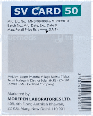 Sv Card 50 Tablet 14