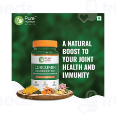Pure Nutrition Curcumin Turmeric Extract 1200mg Veg Tablet 60