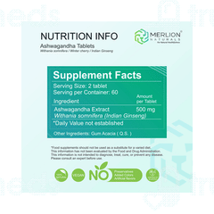 Merlion Naturals Ashwagandha Tablet 120