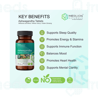 Merlion Naturals Ashwagandha Tablet 120
