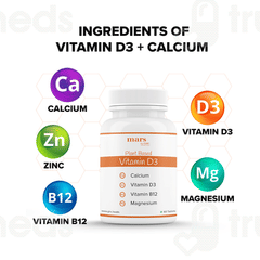 Mars Plant Based Vitamin D3 Tablet 60