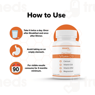 Mars Plant Based Vitamin D3 Tablet 60