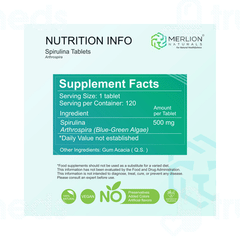 Merlion Naturals Spirulina Tablet 120