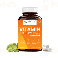 Osoaa Vitamin D3+b12+k2 Tablet 120