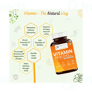 Osoaa Vitamin D3+b12+k2 Tablet 120