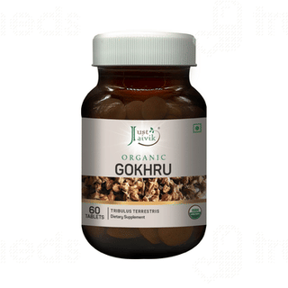 Just Jaivik Organic Gokhru Tablet 60