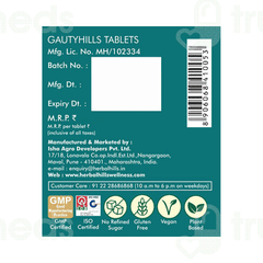 Herbal Hills Gautyhills Gout Care Tablet 60