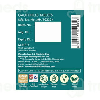 Herbal Hills Gautyhills Gout Care Tablet 60