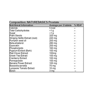 Naturebasics Prostate Tablet 60