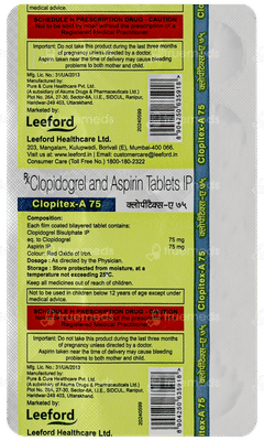 Clopitex A 75 Tablet 15