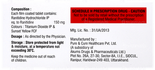 Renetazine 150 Tablet 10