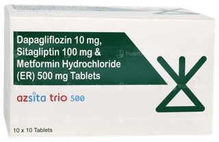 Azsita Trio 10mg/500mg/100mg Tablet 10