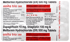 Azsita Trio 10mg/500mg/100mg Tablet 10