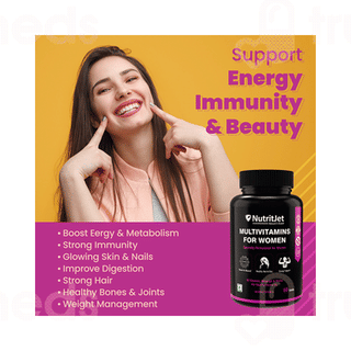 Nutritjet Multivitamins For Women Tablet 60