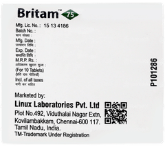 Britam 75 Tablet 10