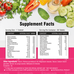 The Curen Multivita F Advanced Womens Multivitamin Tablet 60