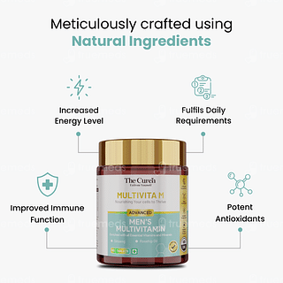 The Curen Multivita M Advanced Mens Multivitamin Tablet 60