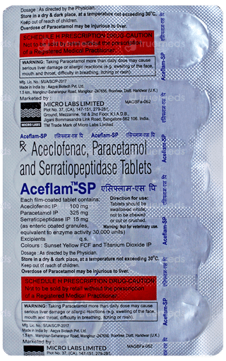 Aceflam Sp Tablet 10