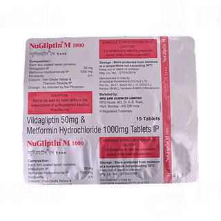 Nugliptin M 1000 Tablet 15