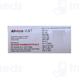 Alfolate 7.5 Tablet 10