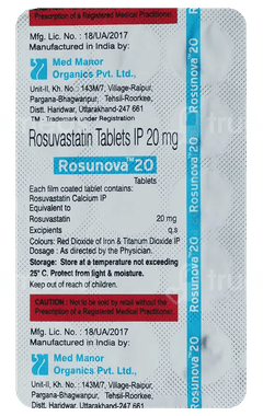 Rosunova 20 Tablet 15 Rosunova 20 Tablet 15