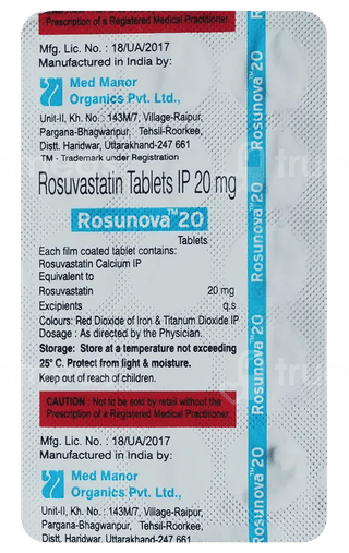 Rosunova 20 Tablet 15