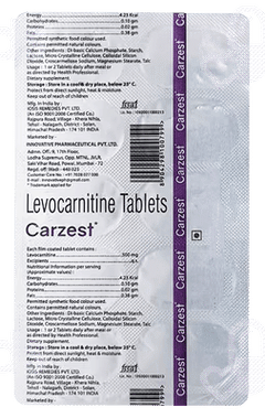 Carzest 500Mg Tablet 10 Carzest 500Mg Tablet 10