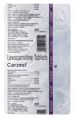 Carzest 500Mg Tablet 10