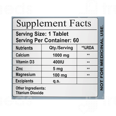 Valkyrine Calcium Citrate Tablet 60