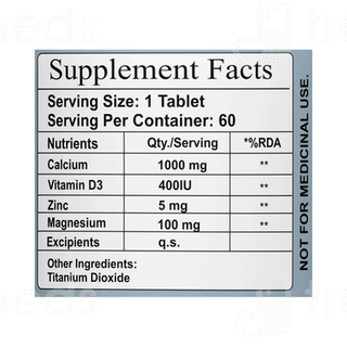 Valkyrine Calcium Citrate Tablet 60