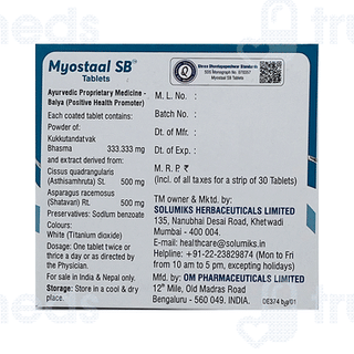 Solumiks Myostaal Sb Tablet 30