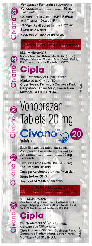 Civono 20 Tablet 10