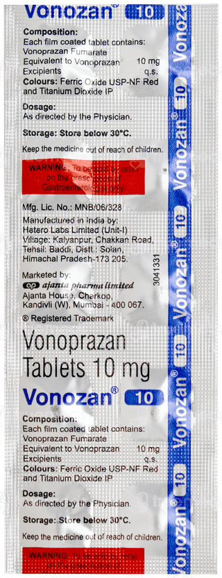 Vonozan 10 Tablet 10