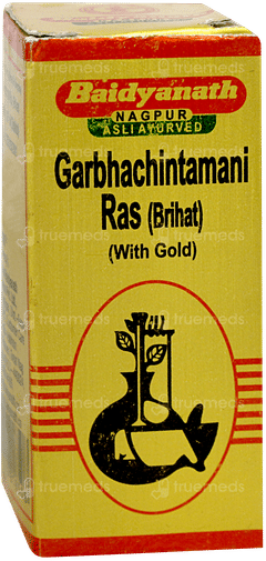 Baidyanath Garbhachintamani Ras (brihat) With Gold Tablet 10
