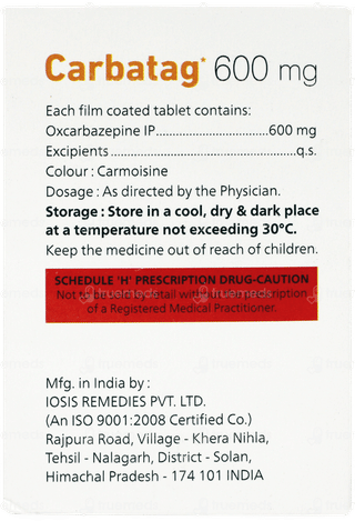 Carbatag 600mg Tablet 10