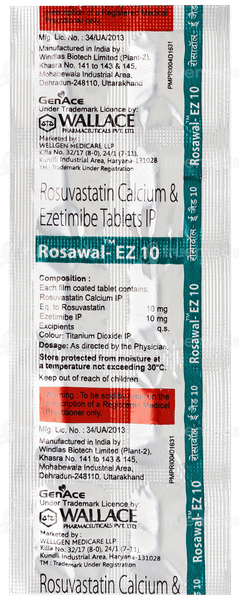 Rosawal Ez 10 Tablet 10 Rosawal Ez 10 Tablet 10
