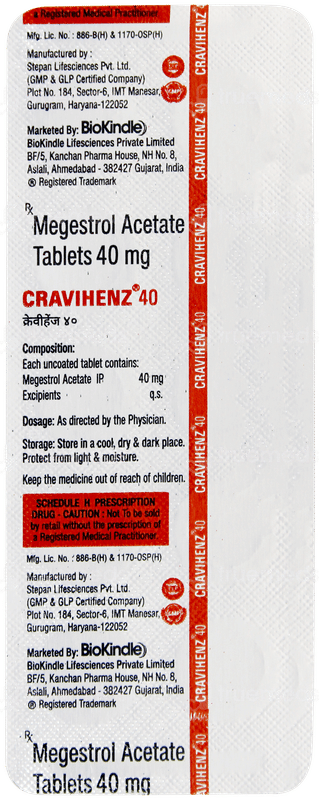 Cravihenz 40 Tablet 10