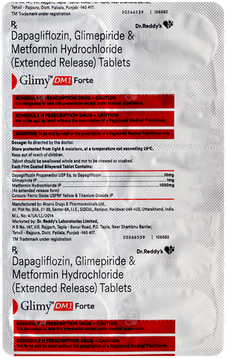 Glimy Dm1 Forte Tablet 10
