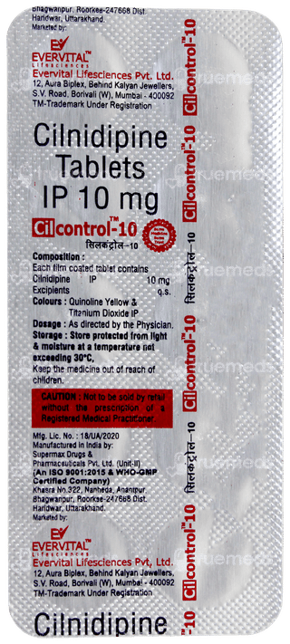 Cilcontrol 10 Tablet 10