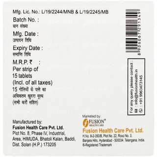 Semitor Plus 10 Tablet 15