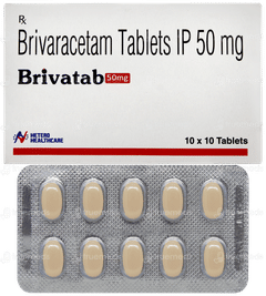 Brivatab 50mg Tablet 10