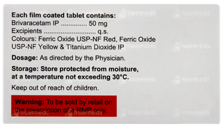 Brivatab 50mg Tablet 10