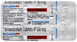 Brivatab 50mg Tablet 10