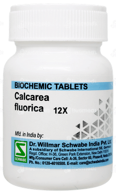 Dr Willmar Schwabe Calcarea Fluorica 12x Biochemic Tablet 25gm