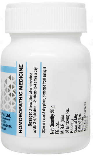 Dr Willmar Schwabe Calcarea Fluorica 12x Biochemic Tablet 25gm
