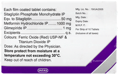 Zoryl Ms Ir 1/1000 Tablet 10